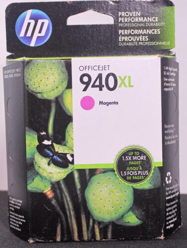 HP Officejet 940XL Magenta Ink Cartridge Dated January 2016 New Sealed  - Picture 1 of 3