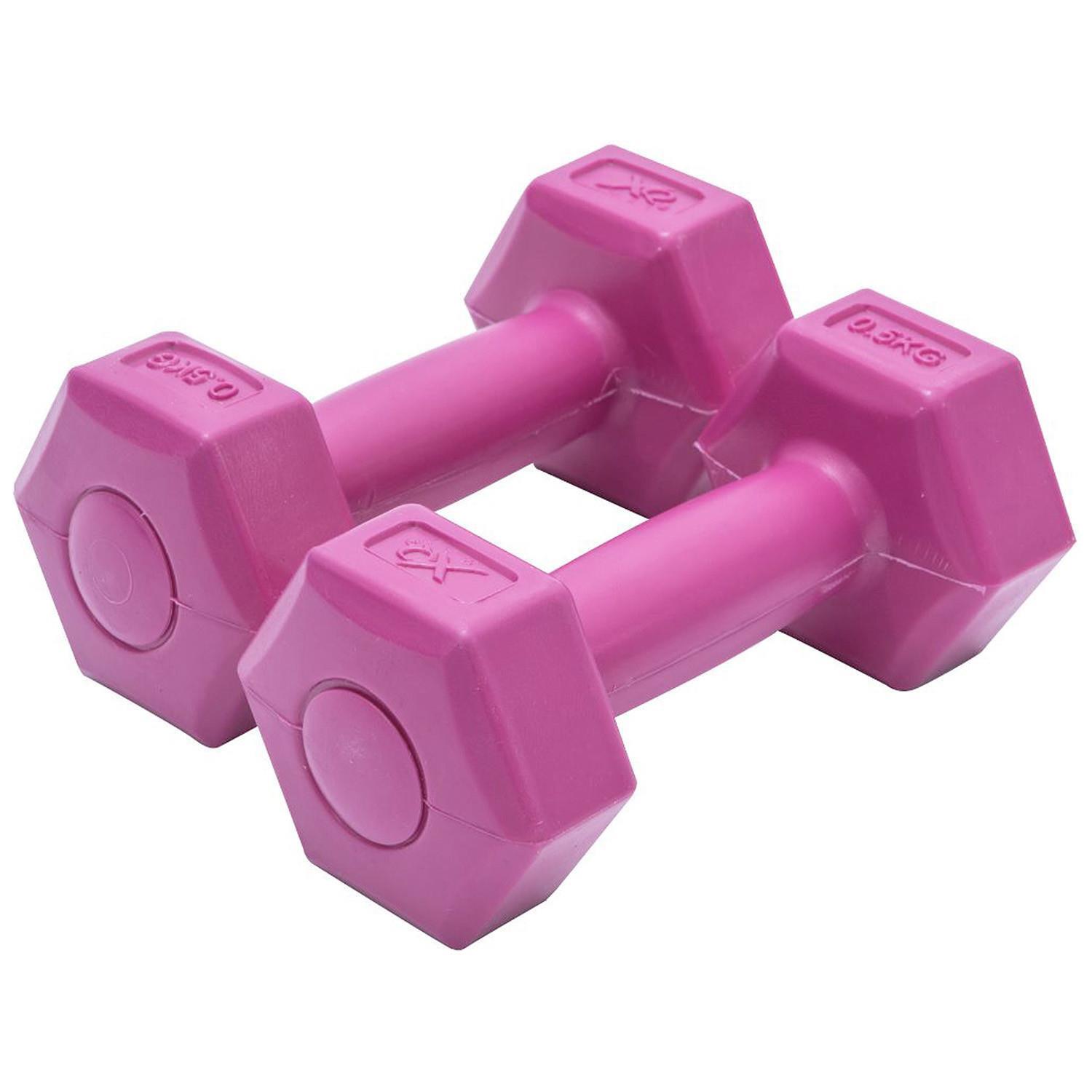 Pink 0.5kg Dumbbells Set Exercise Equipment Home Gym Weight Fitness Accessories
