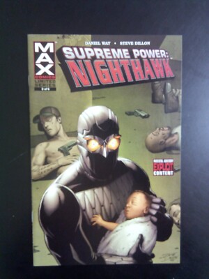 Supreme Power: Nighthawk #2 Marvel MAX 2005 Fn Daniel Way Steve Dillon 1st print