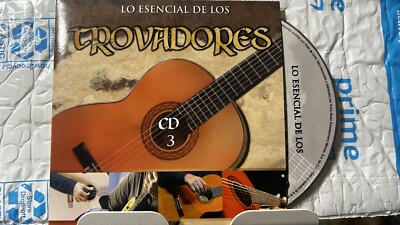 RARE CD Card Sleeve Trovadores Alfonsina Y El Mar Luis Eduardo Aute Aldo Monges
