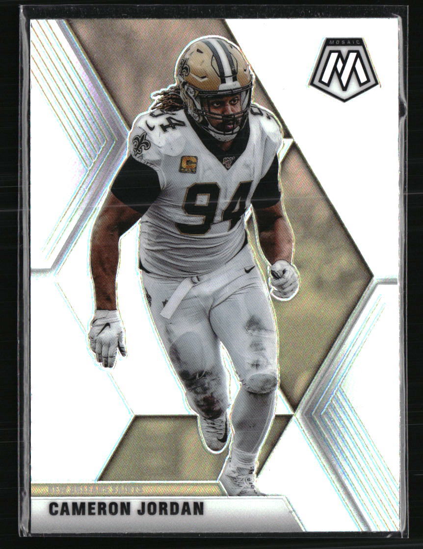 Cameron Jordan 2020 Panini Mosaic Silver #147  Football Card