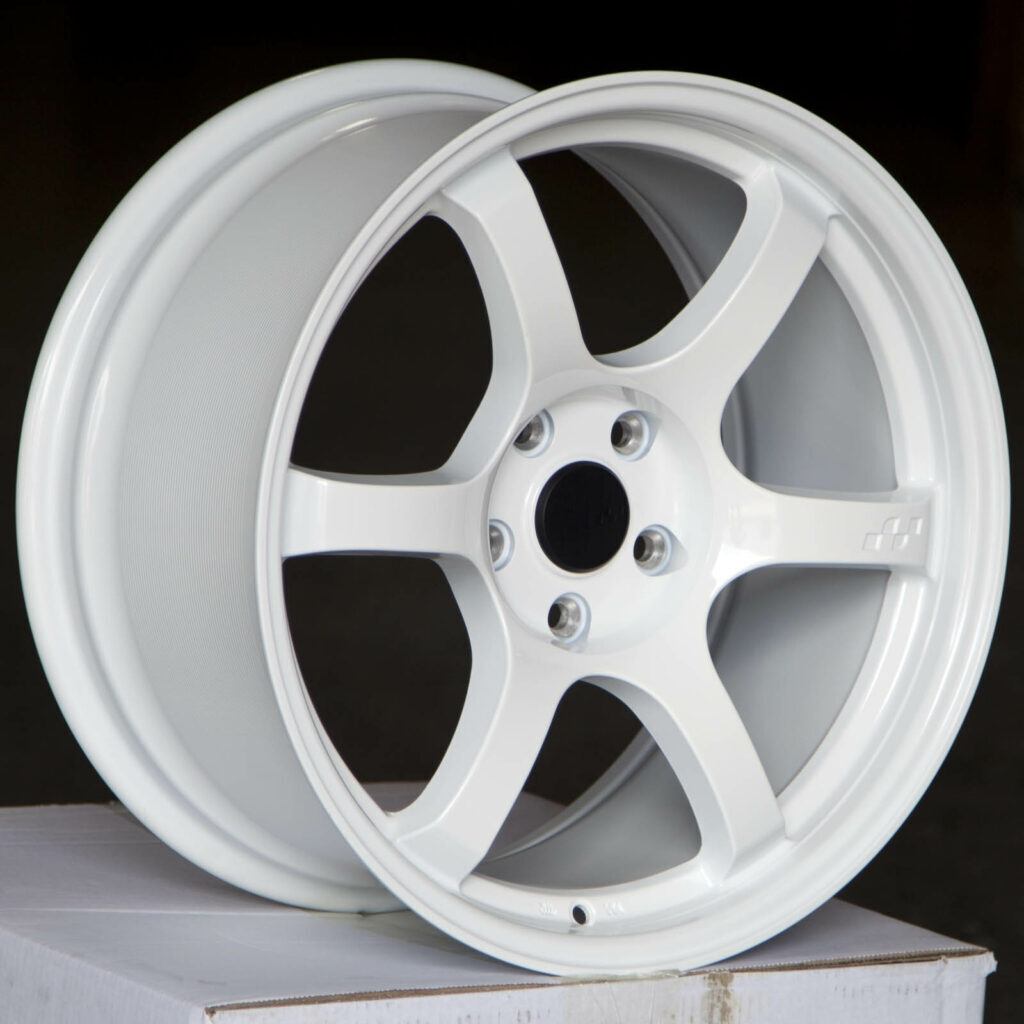 CIRCUIT CSF1 18x9.5 5x120 +38 WHITE 57DR WHEEL FITS HONDA CIVIC