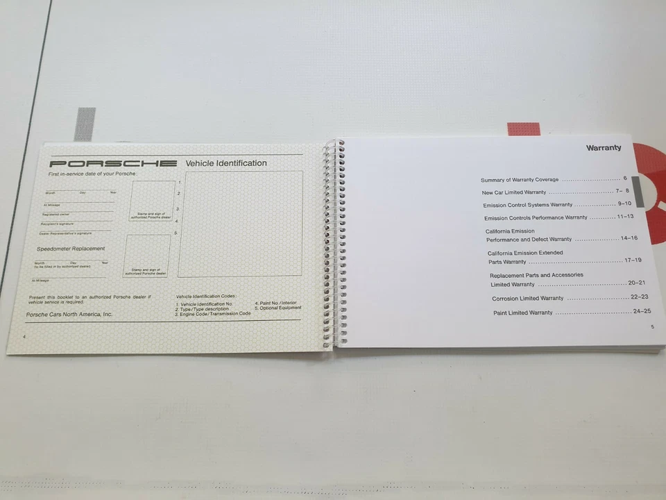 Book Warranty & maintenance Porsche 964 Carrera 2/4/turbo 944 S2/turbo 928 S4/GT - Bild 4 von 4