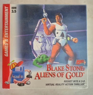 **NEW** Blake Stone:  Aliens of Gold IBM 3.5 