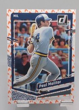 2023 Donruss Baseball Base On Fire #226 Paul Molitor /75 - Milwaukee Brewers