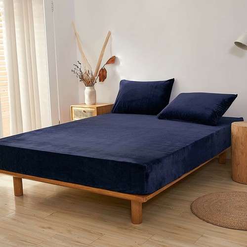 Full Fitted Bed Sheet Extra Deep 25 cm Single Double Super King Size Sheets UK - Picture 19 of 59