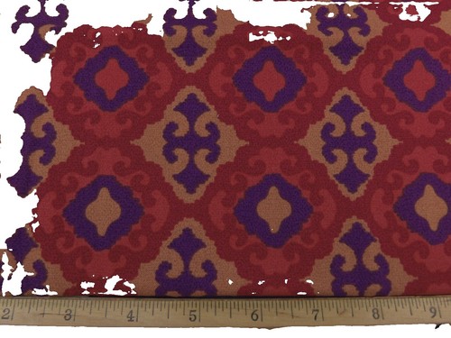 vintage USA fablic ラグ