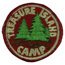 Philadelphia Council PA Treasure Isalnd (SEWN) Patch RED Bdr (WY2176)