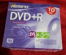 Memorex DVD R 10-pk Brand New