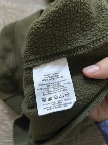 Nike Hoodie Sweatshirt hooded green Center Swoosh Embroidered All Over Logo Army - Picture 5 of 7