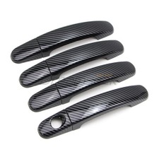 Car Door Handle Cover For Ford Focus Kuga Escape 2013-2018 Carbon Fiber Style Car Door Handle Cover For Ford Focus Kuga Escape 2013-2018 Carbon Fiber Style