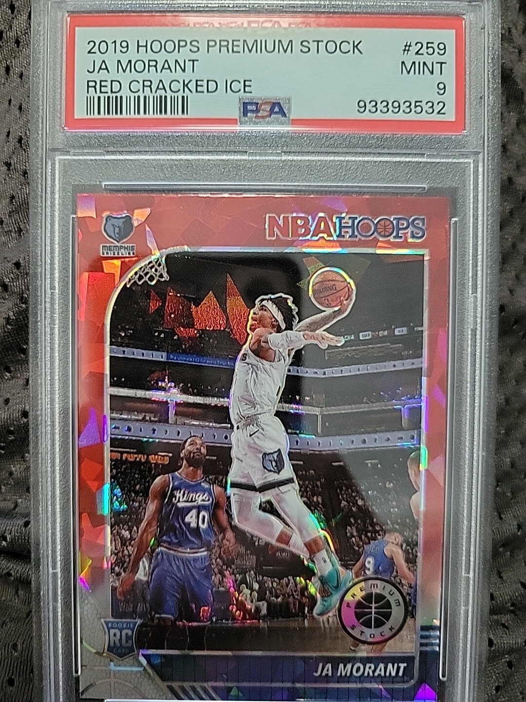 Ja Morant 2019 Hoops Premium Stock #259 Red Cracked Ice Price