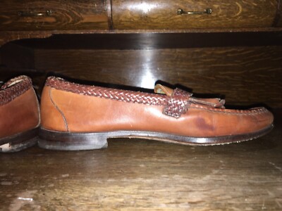 Allen Edmonds Monterey Brown Leather Double Kilt Buckle  display picture 1