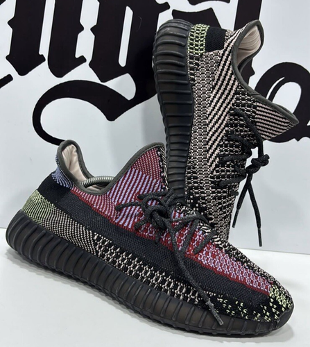 Adidas Yeezy Boost 350 V2 FW5190 Yecheil Non-Reflective Uomo Taglia 12.5 US USED - Foto 4 di 8