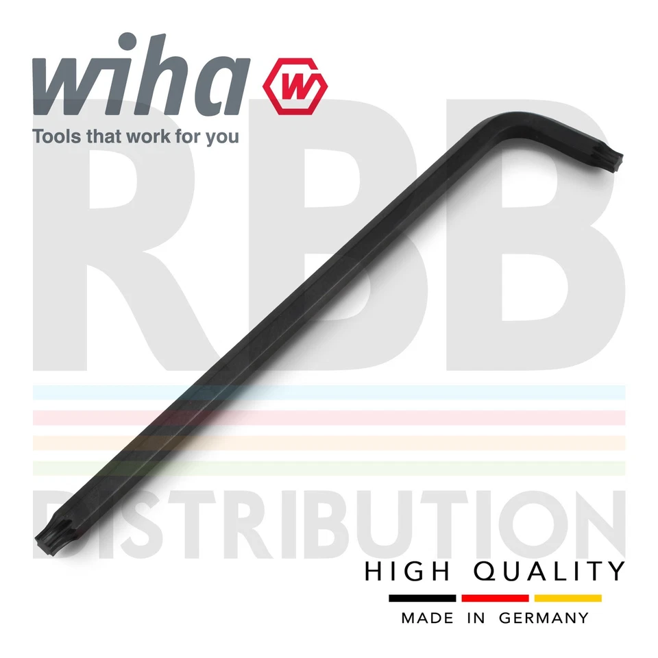 Wiha 34740 Torx L key Allen 8pcs Set T9 To T40 With Holder Black oxidised - Image 4 of 4