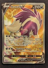 Pokemon TCG #180 Skuntank V SILVER TEMPEST Holo