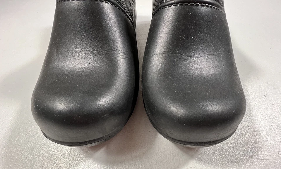 SANITA Womens 42 US 11 Black Aero Motion Rubber Comfort Clogs Slip On Work - Image 4 of 4