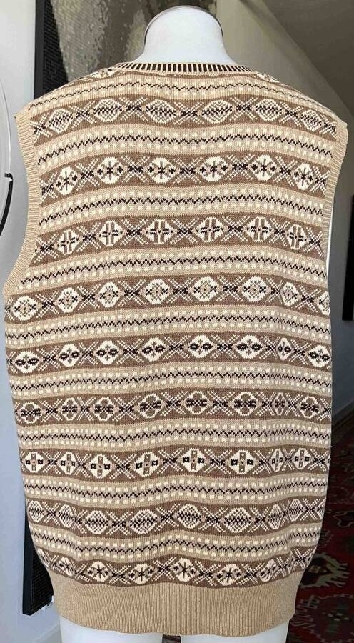 Polo Ralph Lauren Fair Isle Sweater Vest 85% Cotton 15 Polo Ralph Lauren Fair Isle Sweater Vest 85% Cotton 15