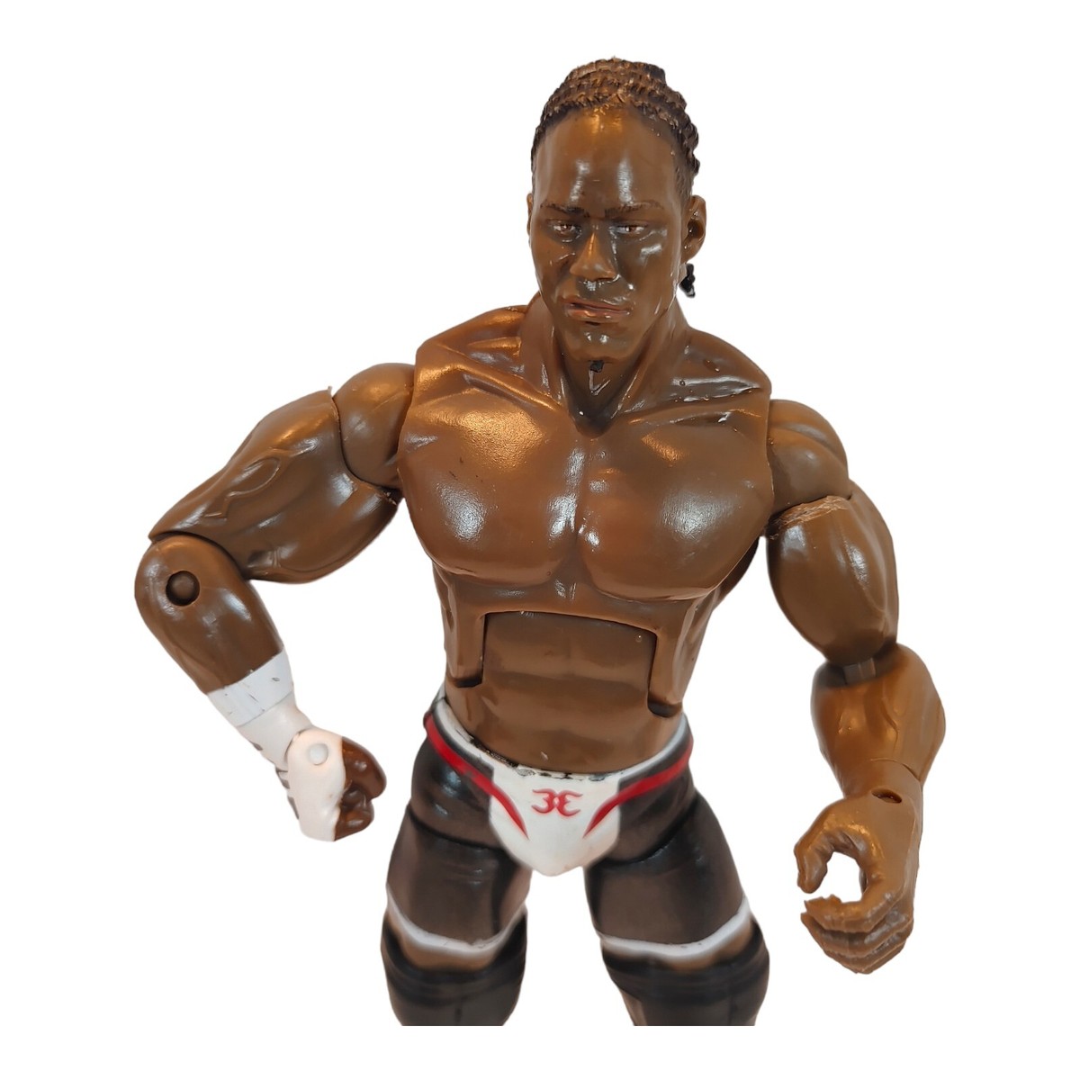 WWE Elijah Burke Jakks Pacific Deluxe Aggression Wrestling Figure