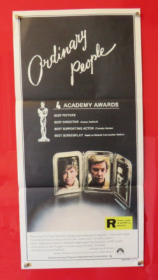 ORDINARY PEOPLE ORIGINAL 1980 CINEMA DAYBILL FILM POSTER Donald Sutherland 80's