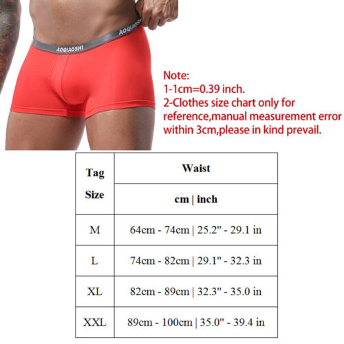 Modal Men's Boxer Shorts Trunks U Bulge Pouch Undershorts Panties Underwear v - Picture 2 of 25