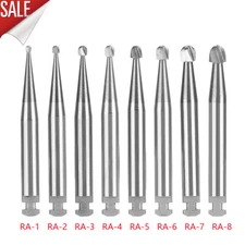 Dental Round Tungsten Steel Carbide Burs RA Latch for Low Speed Handpiece