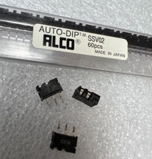 ALCO SIP 2-WAY SLIDE SWITCH SPST GOLD CONTACTS 20V 5 x SSV02 UK STOCK