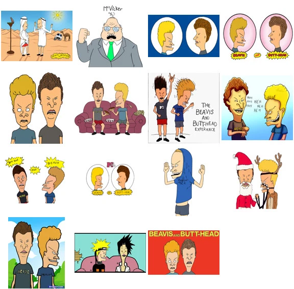 Beavis and Butthead Characters iron on T shirt transfer. Choose
