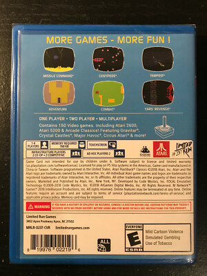 Atari Flashback Classics Classic Edition - Limited Run #237 - PlayStation Vita (PSV) NEUF