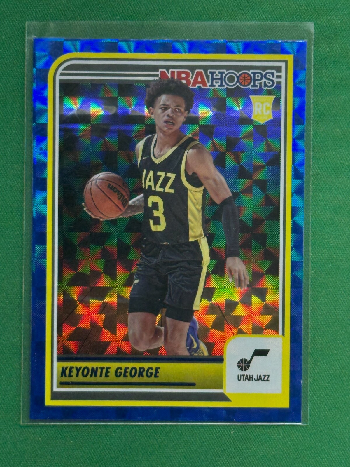 2023-24 Panini NBA Hoops Basketball Hyper Blue Parallel #271 Keyonte George RC