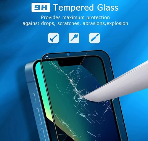 Privacy Anti-Spy Glass Screen Protector For iPhone 11 13 14 15 16 Pro Plus Max - Picture 5 of 8