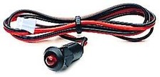 3 Volt Red 5.5mm LED Status Indicator with Mount  2 Pin Plug B11A 