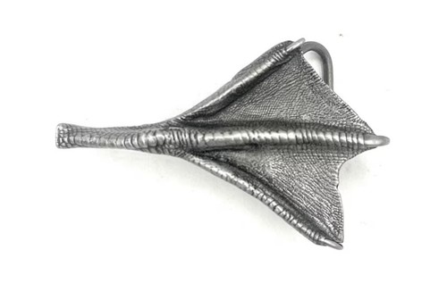 Ducks foot pewter Buckle Pewter Belt Buckle