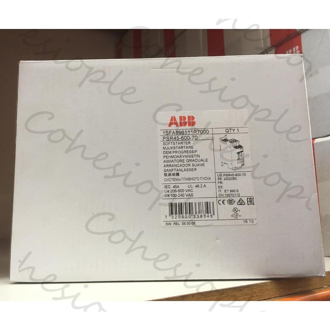 Démarreur Progressif ABB PSR45-600-70 NEUF - PSR4560070 - Livraison Express Gratuite