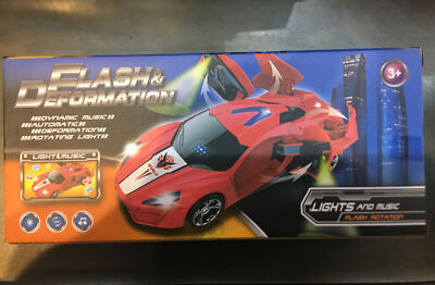 P60 Flash & Deformation Car H18,battery Operated,light And Music~May Vary Color