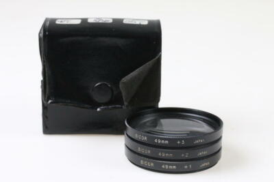 Sicor Close-Up Filterset +1/+2/+3 - 49mm