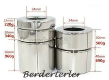 Heavy Duty Magnetic Stainless steel Ball Stretcher Men Enhancer Chastity Ring