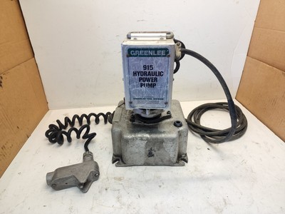 Greenlee 915 Electric Hydraulic Pump 
