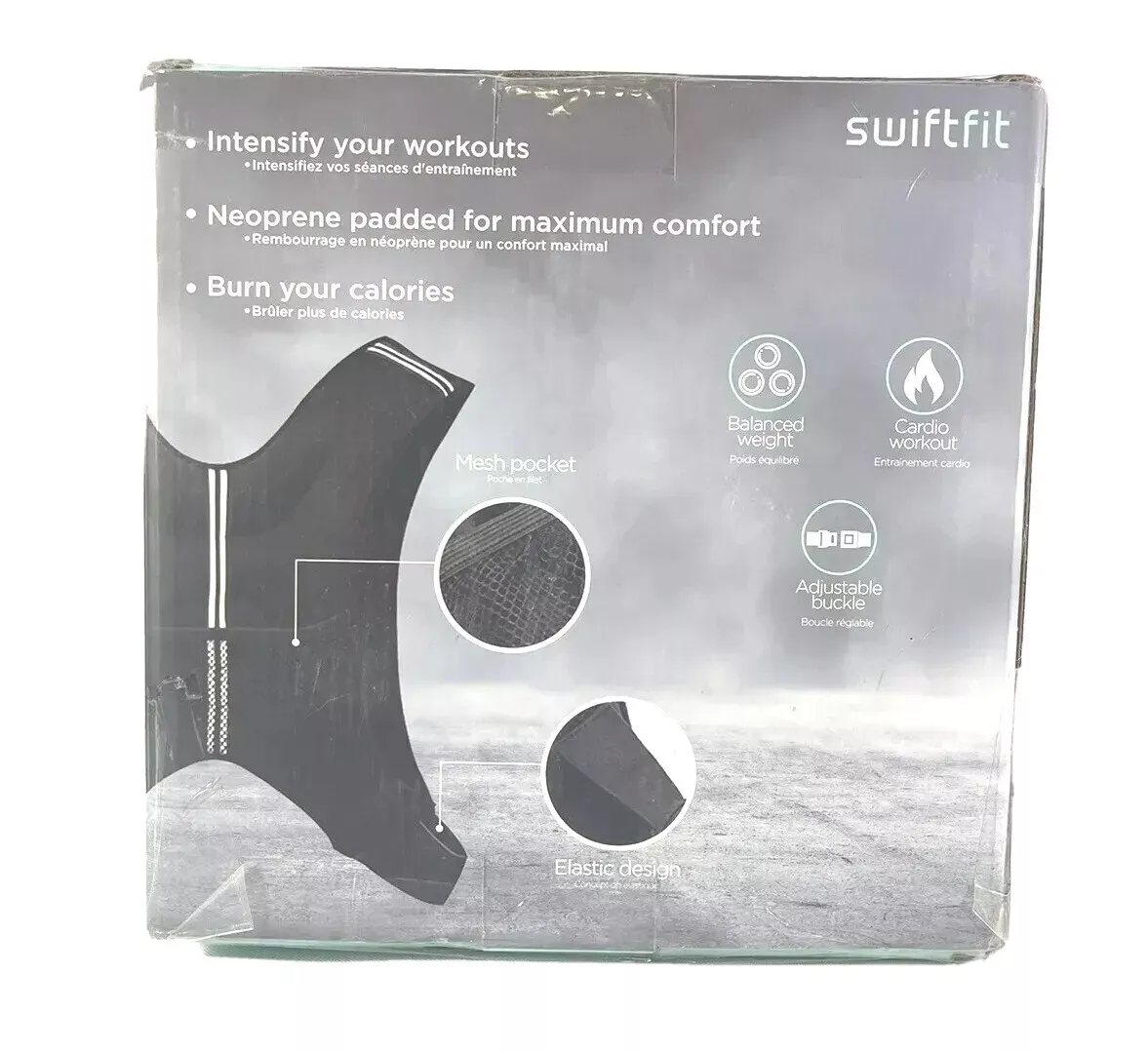 Swiftfit Weighted Work Out Vest Resistance Training New In Box eBay