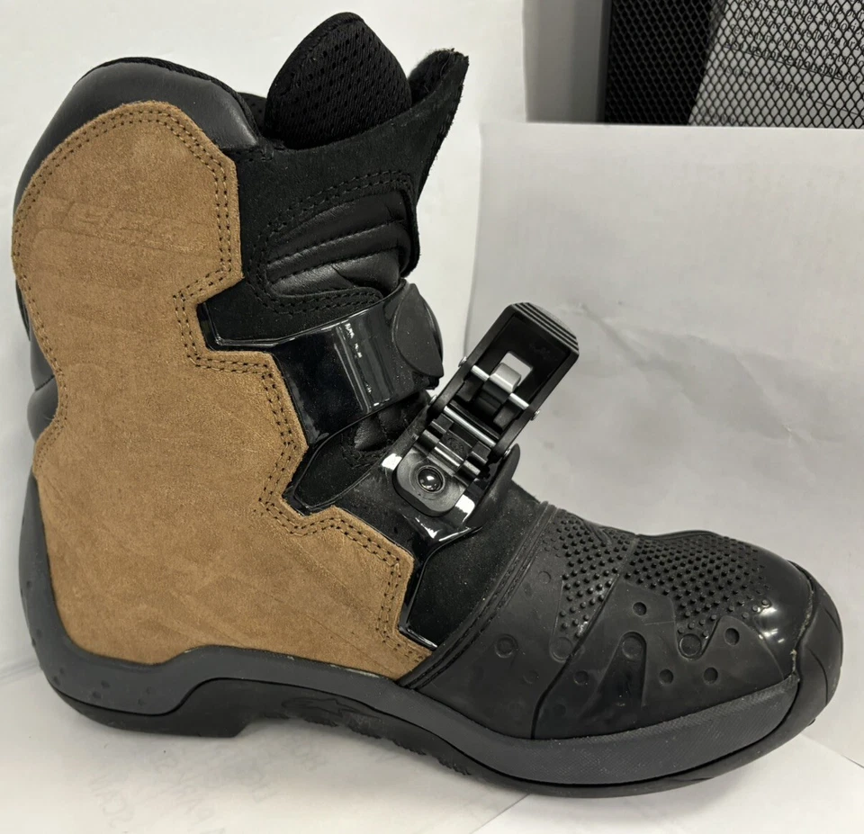 Botas de motocross Alpinestars para hombre talla 7 Tech 2 moto de tierra ATV puntera de cuero Foto 3 de 4