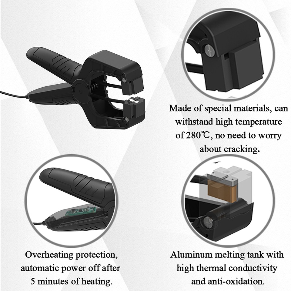 1.75mm Filament Connector Filament Fuser Filament Joiner for PLA/ABS/PC
