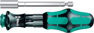 WERA Magazin-Bithalter Bits-Sortiment Bithalter inkl.Tasche Kraftform Kompakt 28