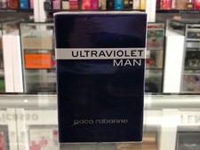 ULTRAVIOLET MAN EAU DE TOILETTE SPRAY BY PACO RABANNE 50 ML COMPANY SEALED