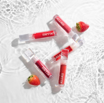 ATEEZ Mernel WATER JEL LIP TINT #2 PURE RASPBERRY PINK
