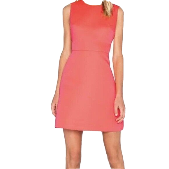 Kate Spade Womens Dress Short Neon Pink A-Line Cutouts Party Fashion Fresh Air 4