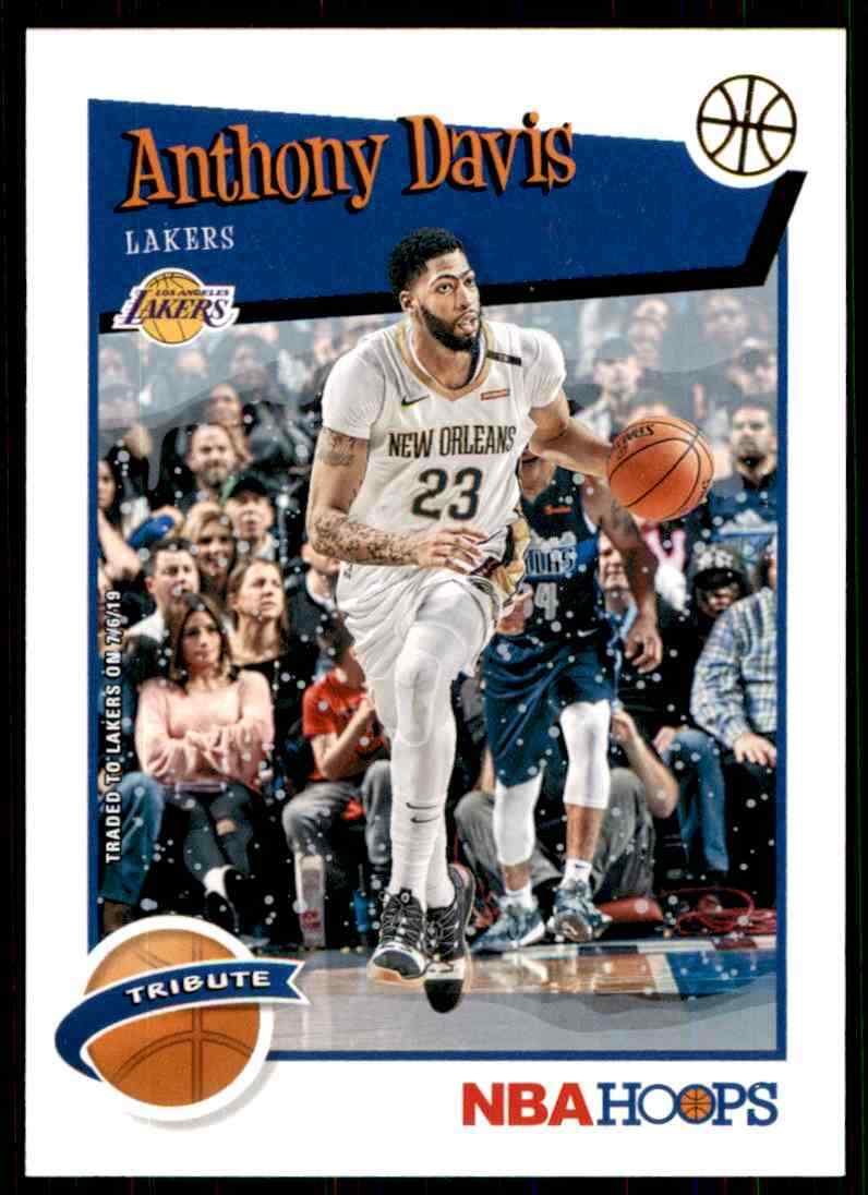 2019-20 Panini NBA Hoops Winter Tribute Anthony Davis Los Angeles Lakers #294