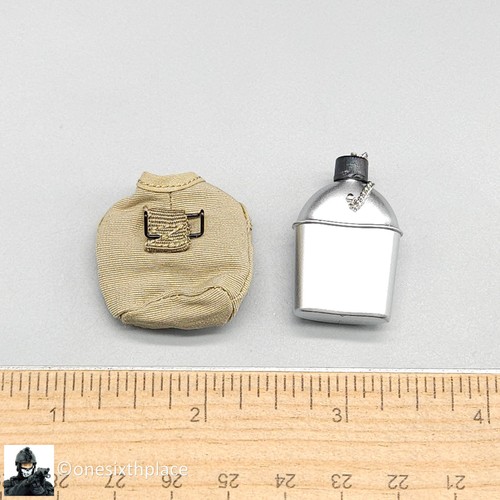 1:6 Facepool WWII USMC Snafu Canteen w/ Cover Pouch for 12" Figures - Picture 2 of 10