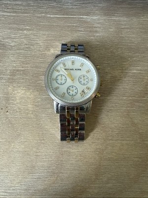 Michael Kors MK-5057 Women's Quartz Watch Mother of Pearl Dial, 6.75''