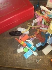 Lot Vintage Barbie Accessories Pieces Bags Shoes Glasses Jewelry Chest Estate