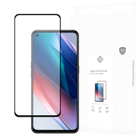 Panzerfolie Schutzglas Oppo Find X3 Lite Displayschutz - Cazy - Schwarz